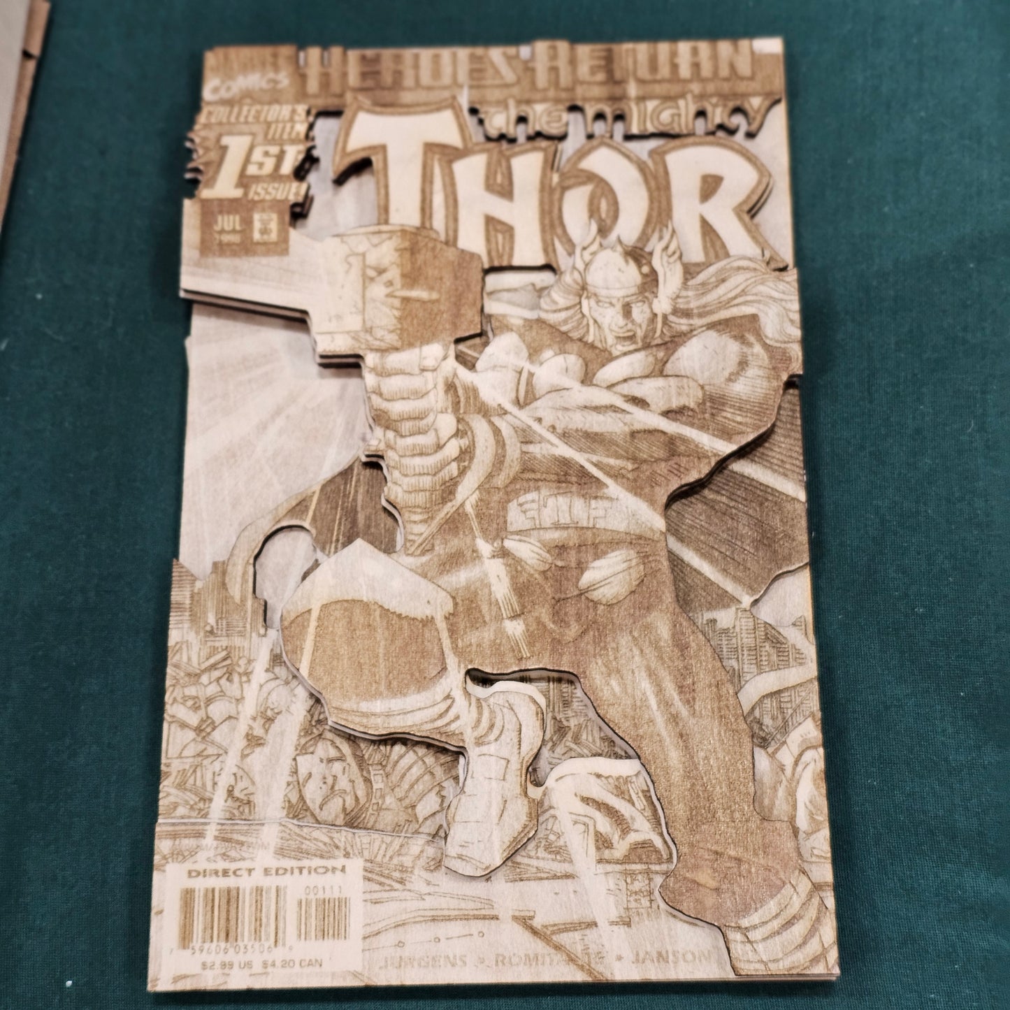Thor Stacked Comic Sign