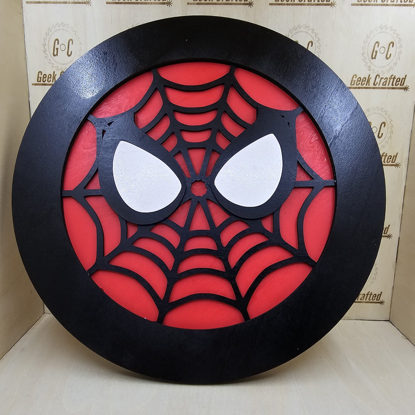 11.5" Round Hanging Spider-Man Sign