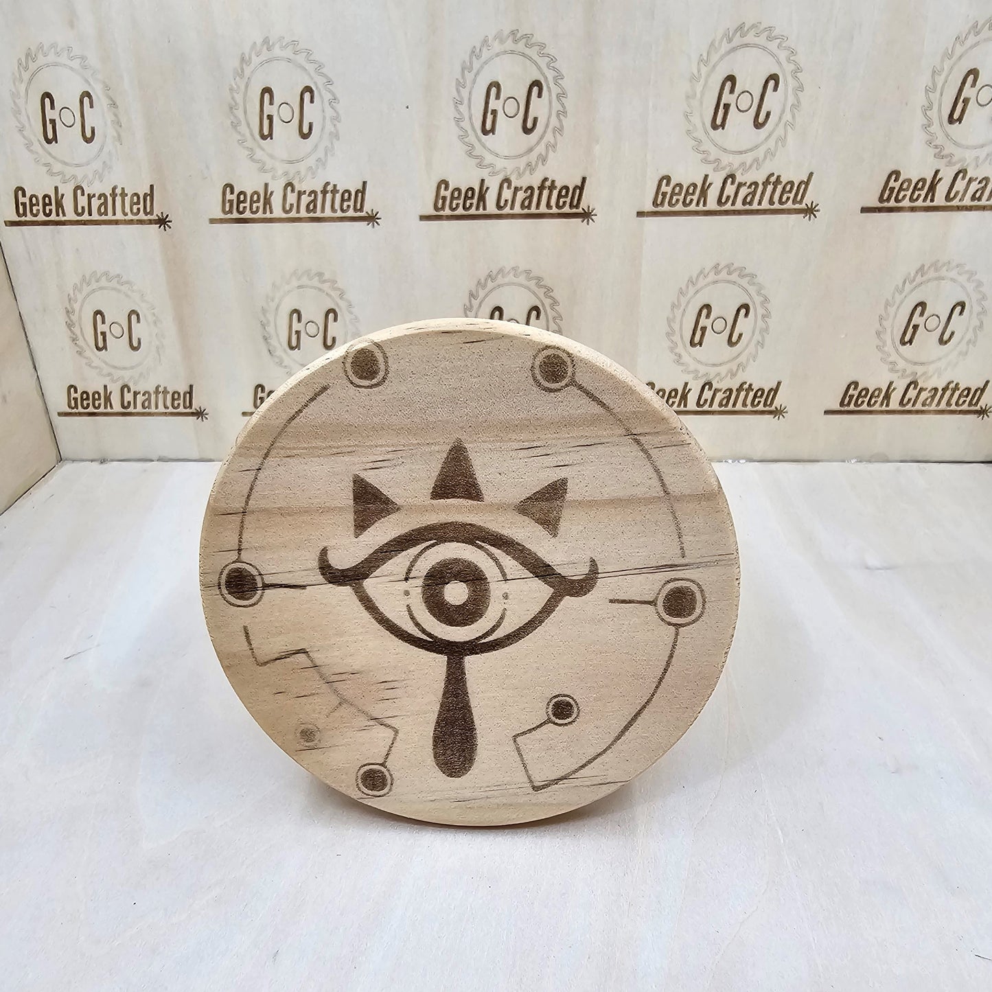 Legend of Zelda Themed 4-Inch Wooden Coasters