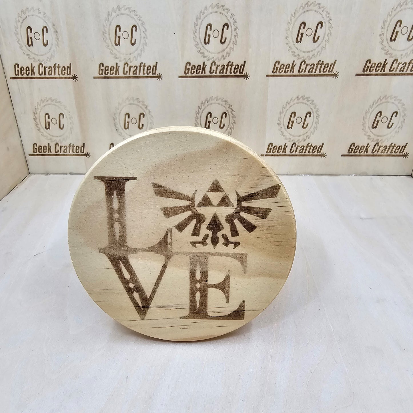 Legend of Zelda Themed 4-Inch Wooden Coasters