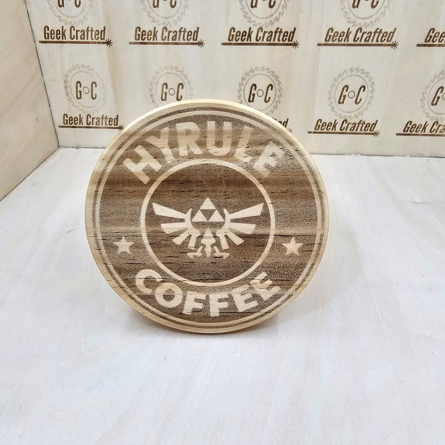 Legend of Zelda Themed 4-Inch Wooden Coasters