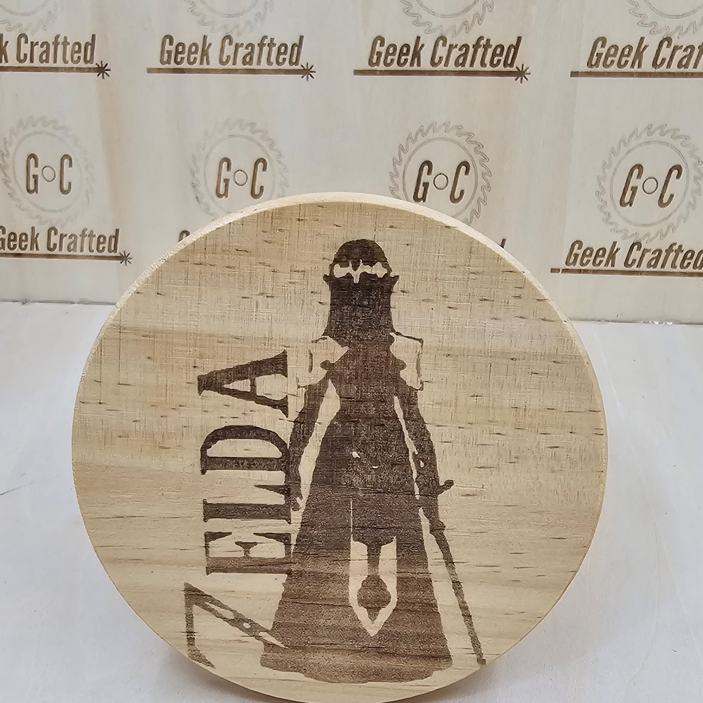 Legend of Zelda Themed 4-Inch Wooden Coasters