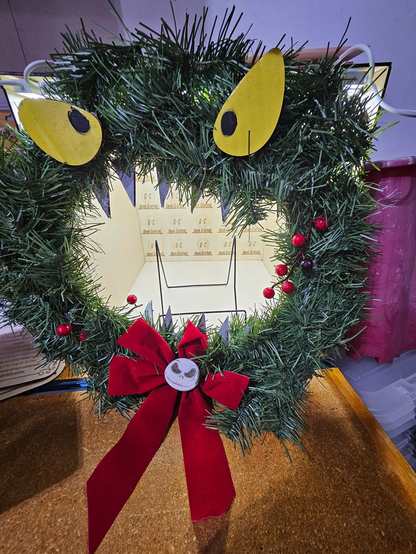 NBC Monster Wreath