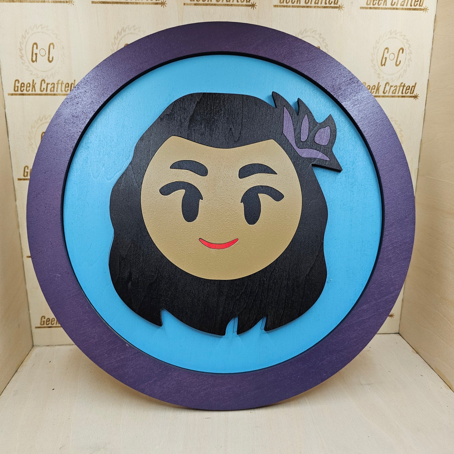 11.5" Round Hanging Moana Sign