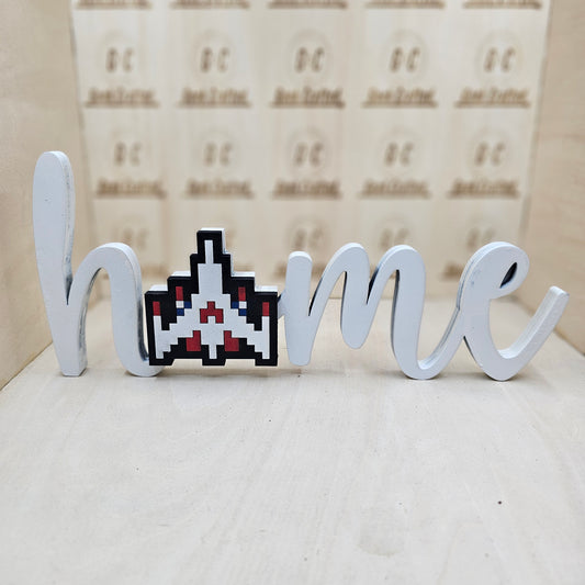 Galaga Home Sign