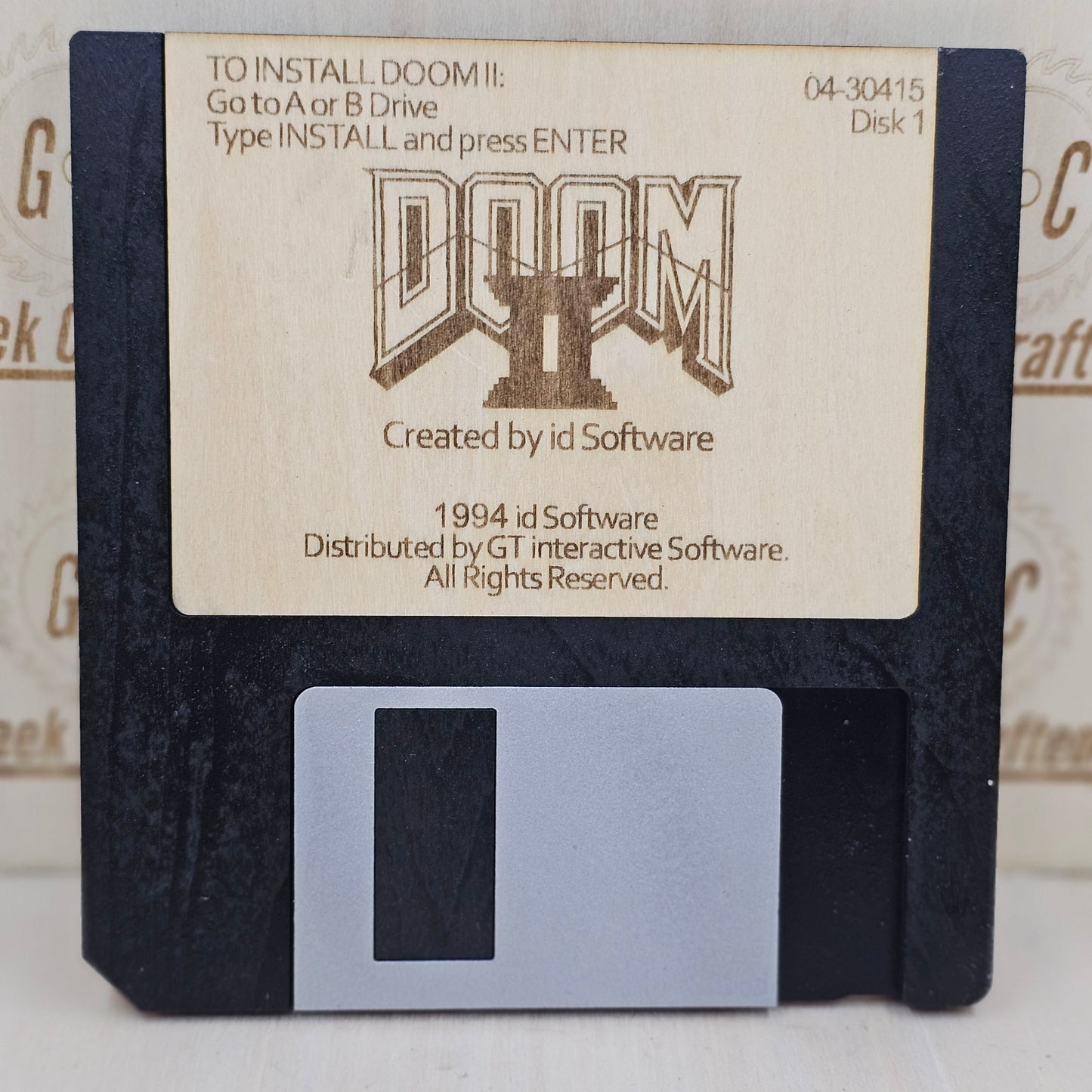Wooden Doom 2 Floppy Disk