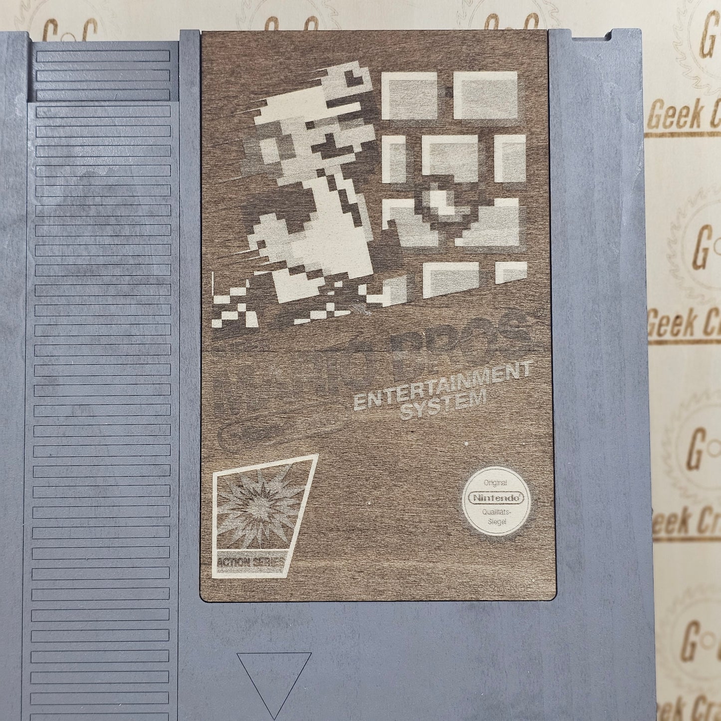 Wooden Mario Bros Cartridge
