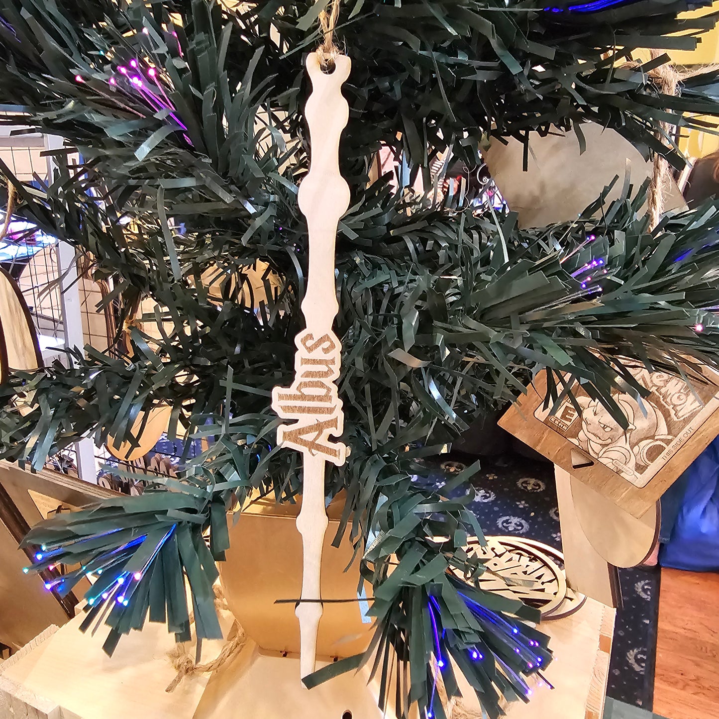Personalized HP Wand Ornaments