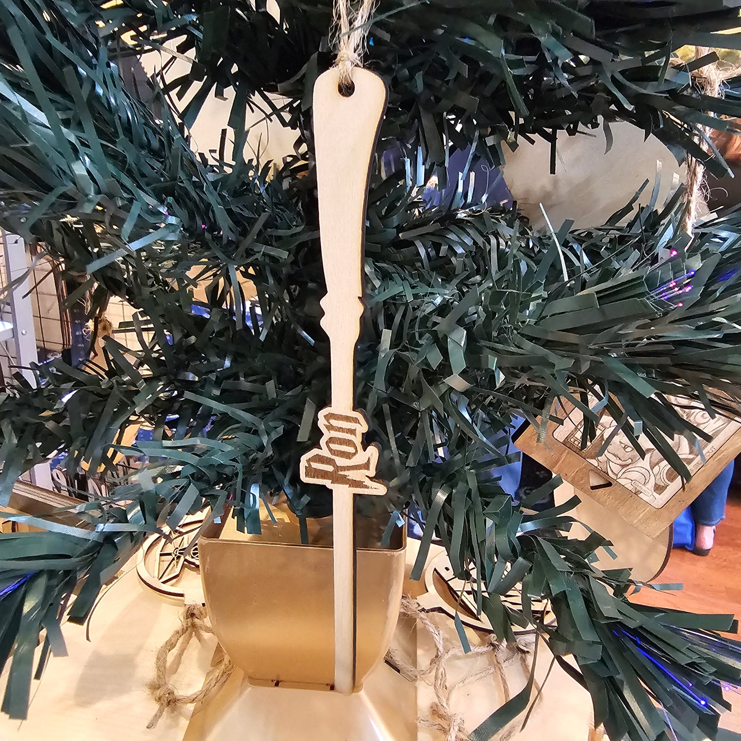Personalized HP Wand Ornaments
