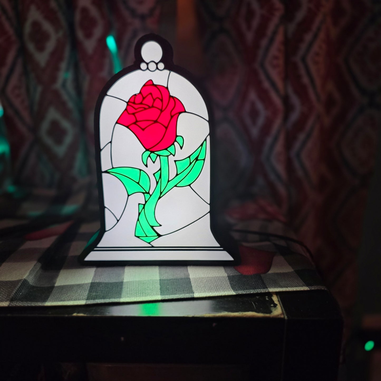 Beauty and Beast Rose Lightbox