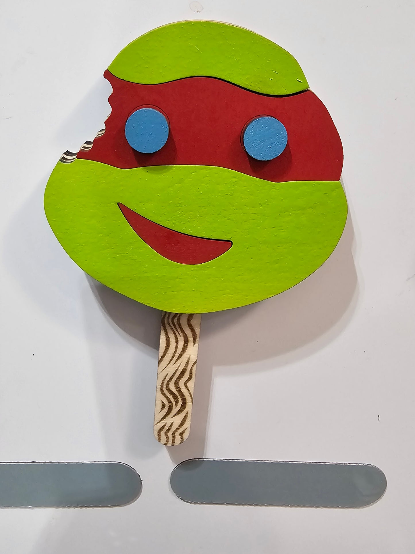 Wooden 3D Popsicle Magnets