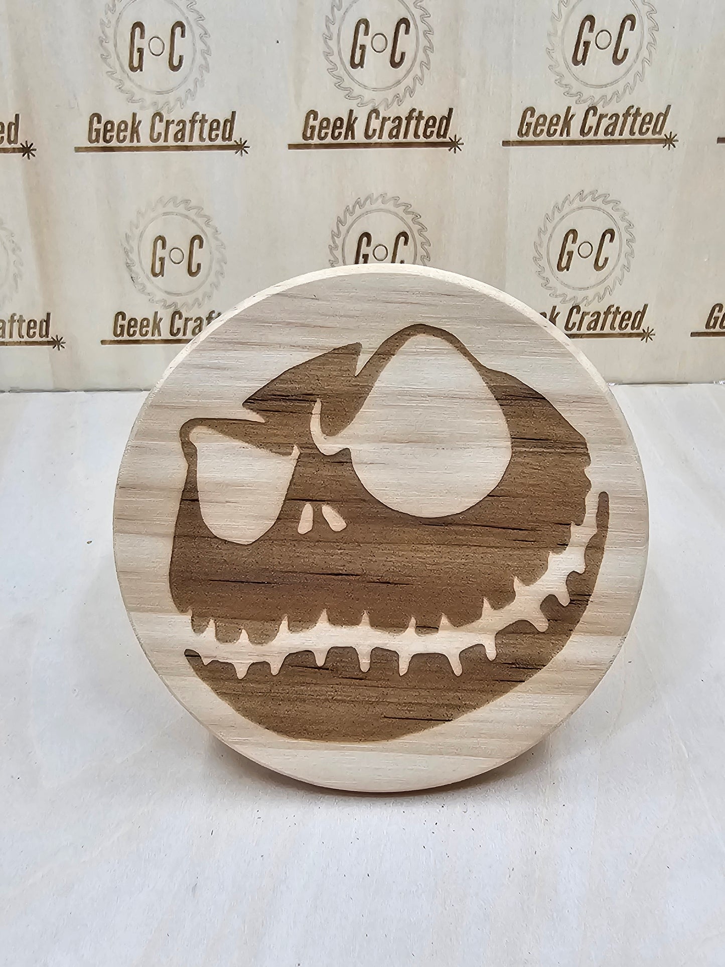 Nightmare Before Christmas Themed 4-Inch Wooden Coasters
