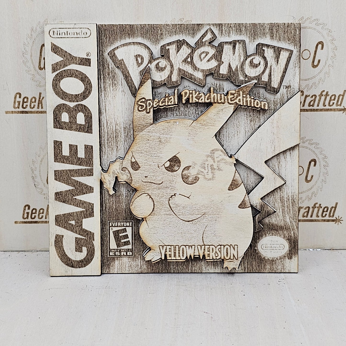 Wooden Pokémon Themed Cover Signs