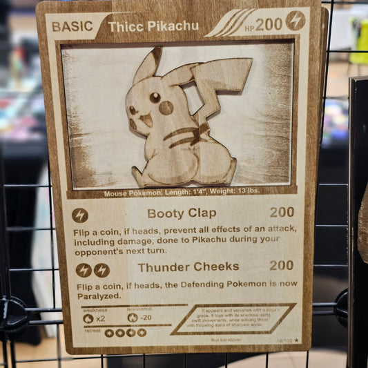 Large Thicc Pikachu Sign