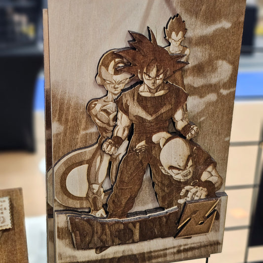 Dragonball Z stacked sign