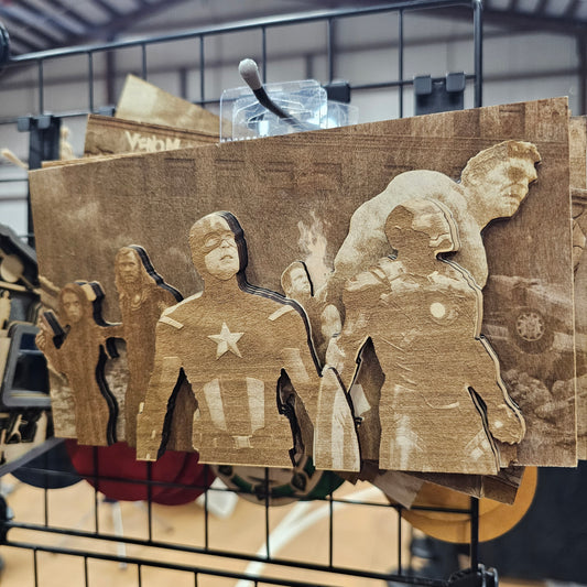 Avengers Assemble stacked sign