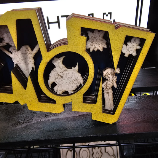 Stacked Pokémon wood sign
