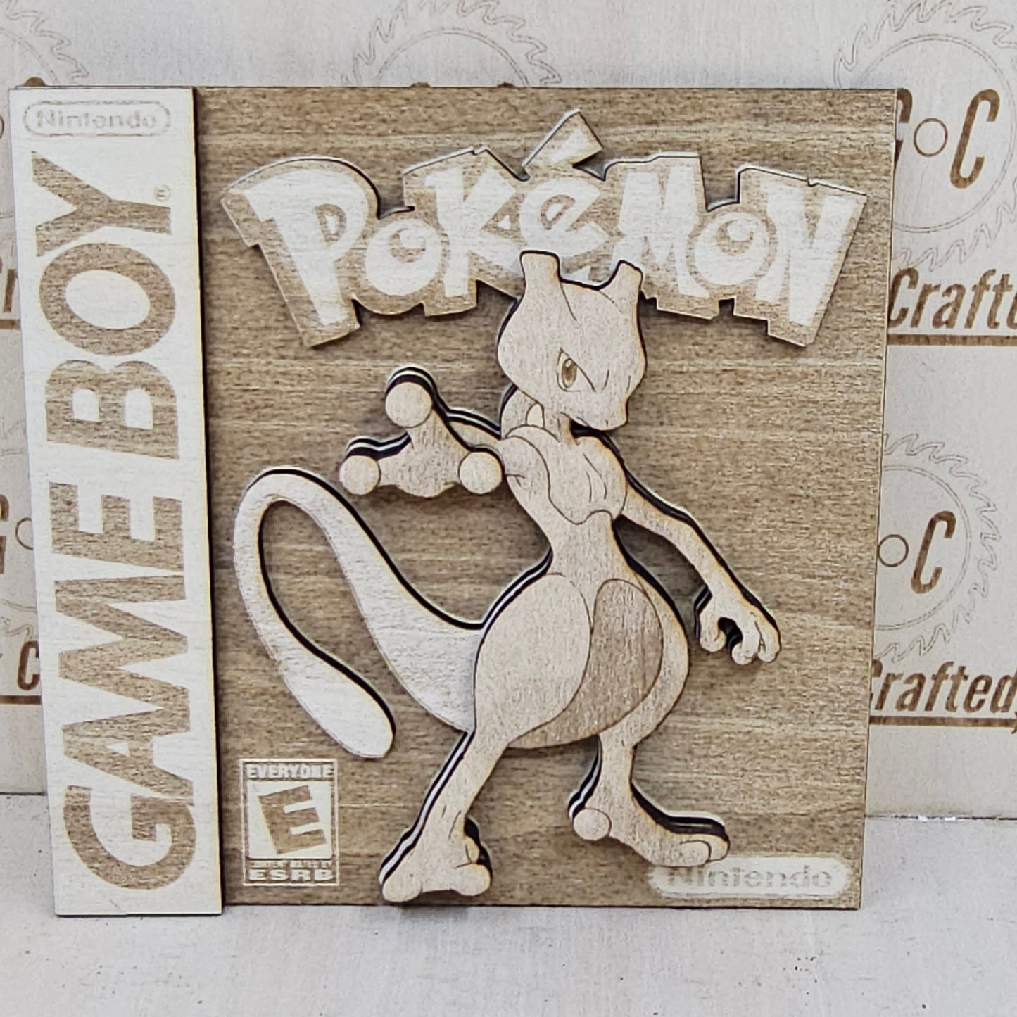 Wooden Pokémon Themed Cover Signs