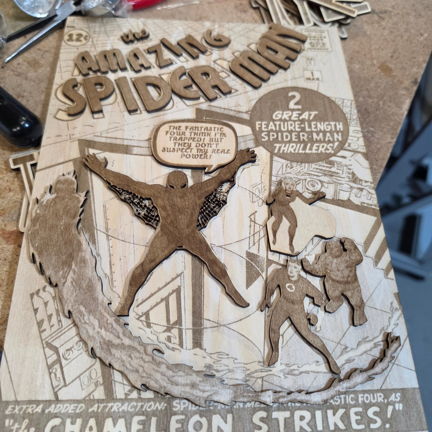 Spiderman Fantastic Four Comic