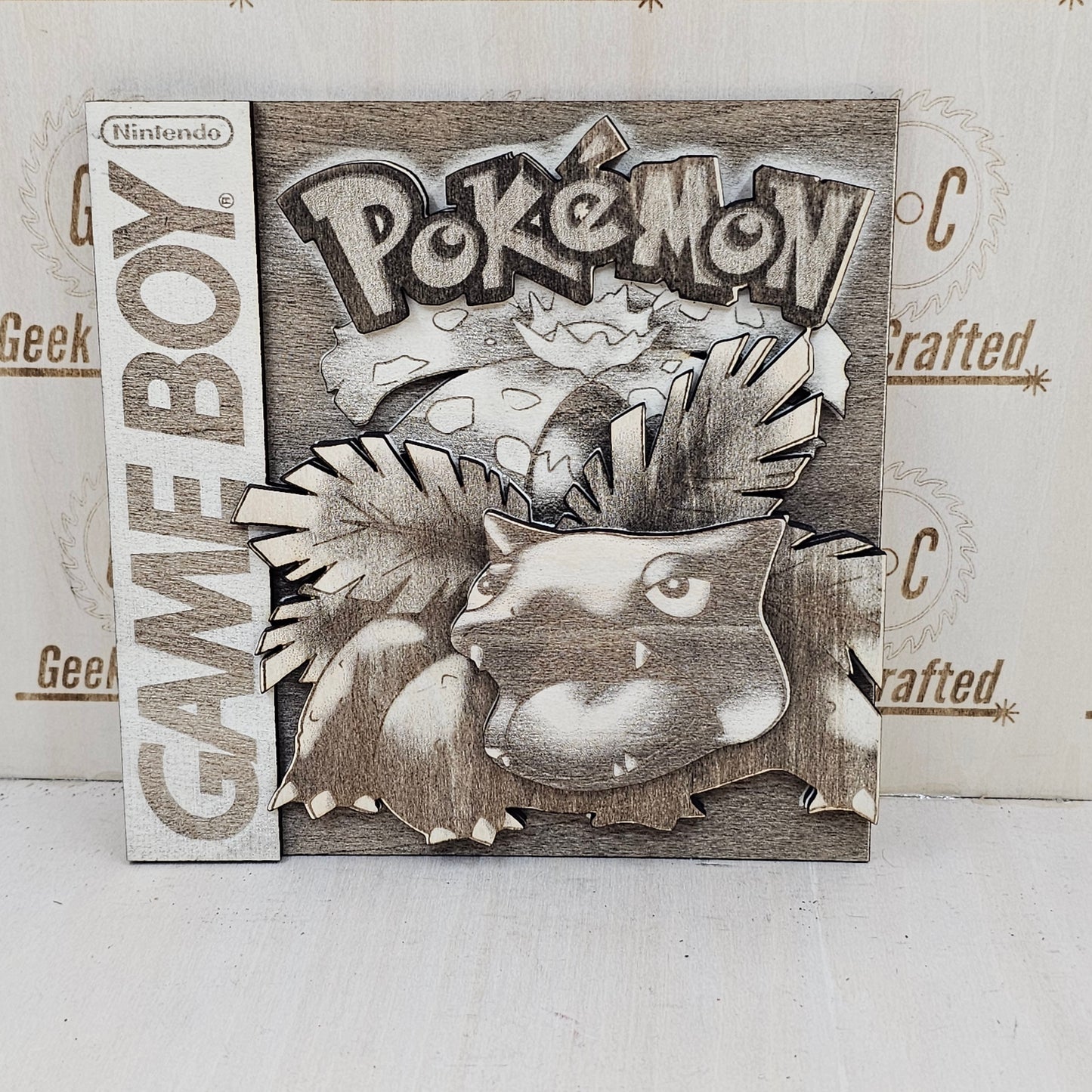 Wooden Pokémon Themed Cover Signs