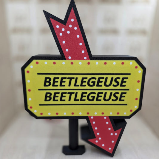 Beetle Juice Light Box