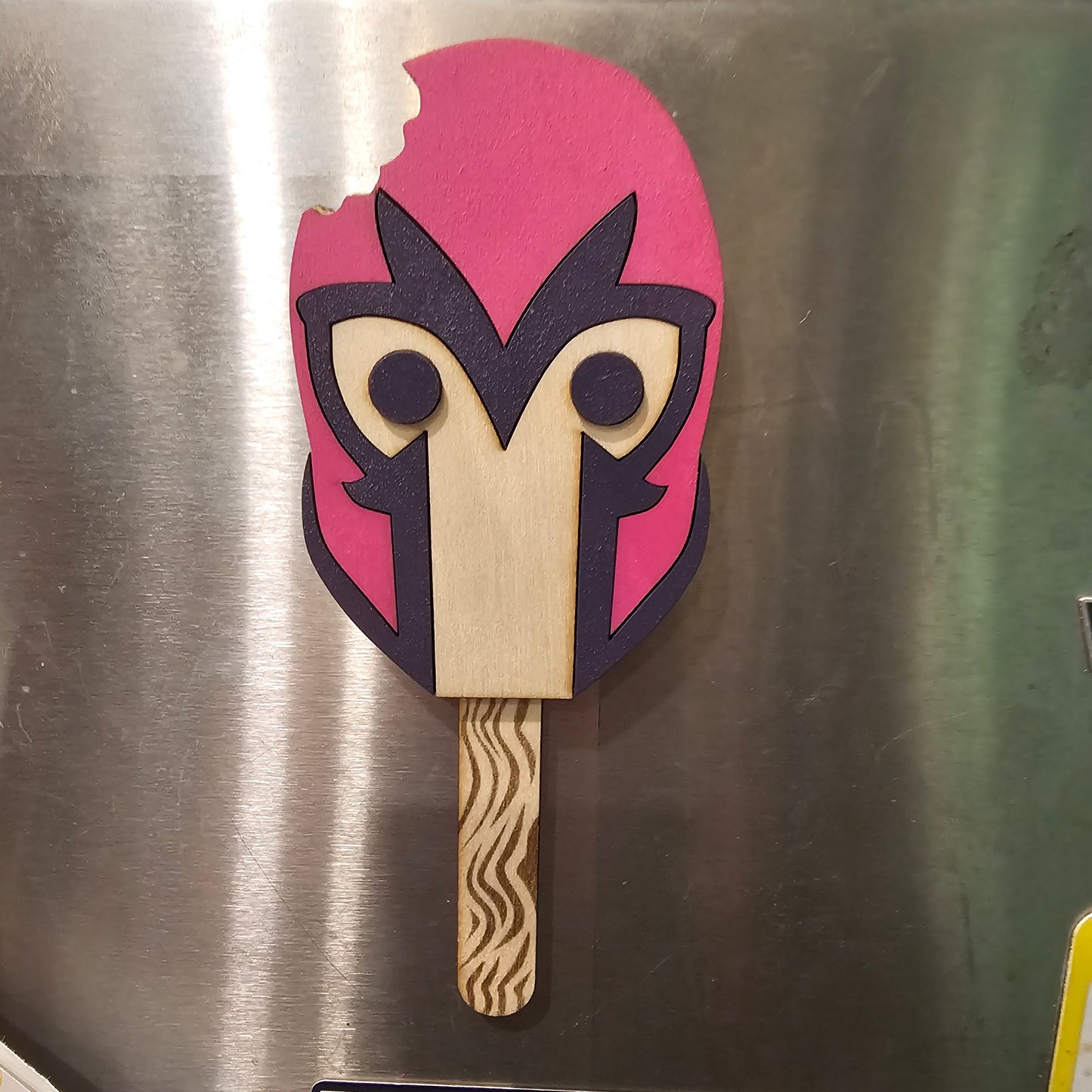 Wooden 3D Popsicle Magnets