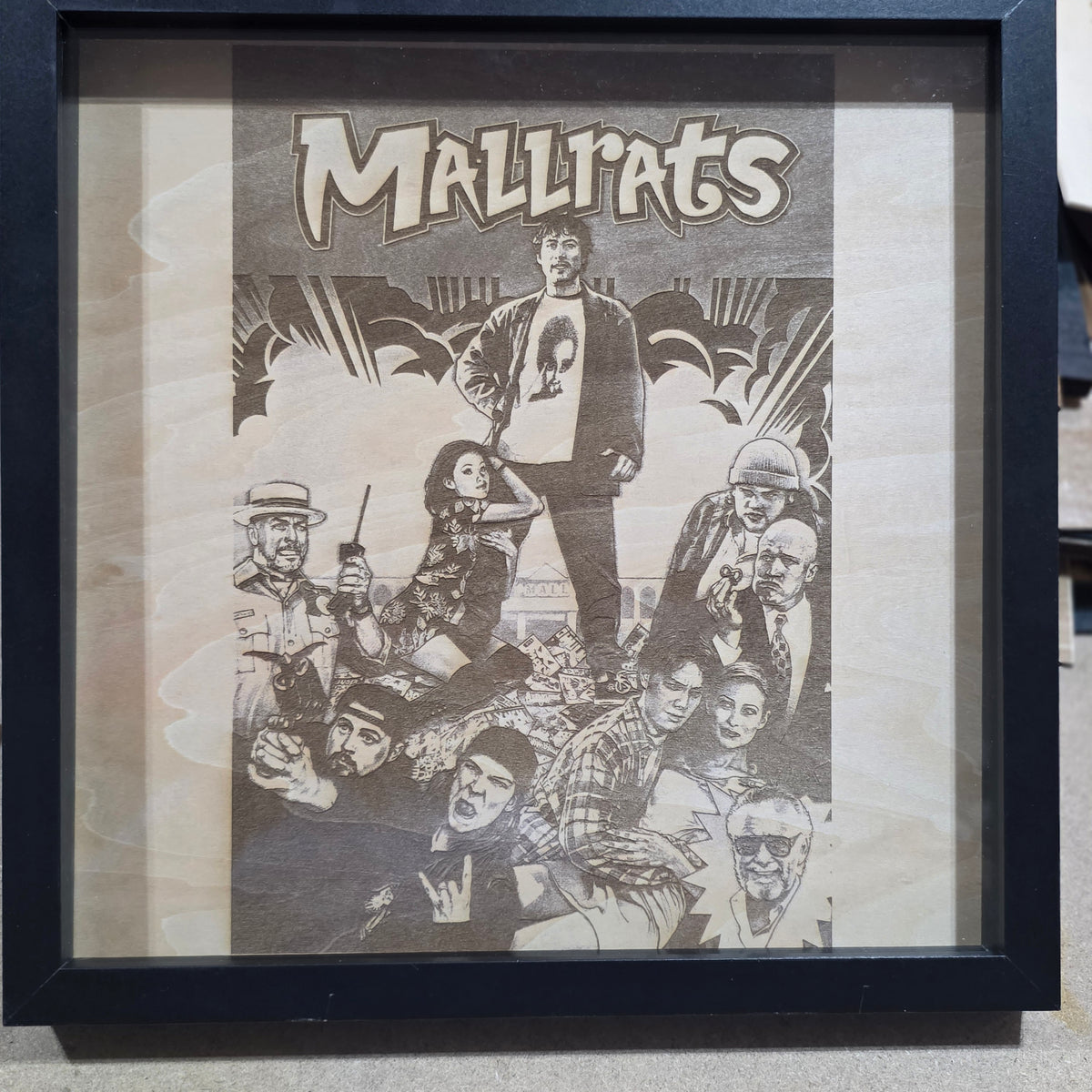 Mallrats wooden poster