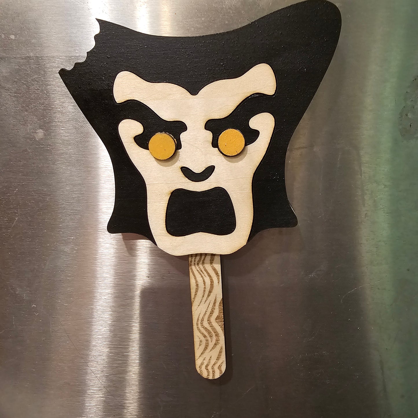 Wooden 3D Popsicle Magnets