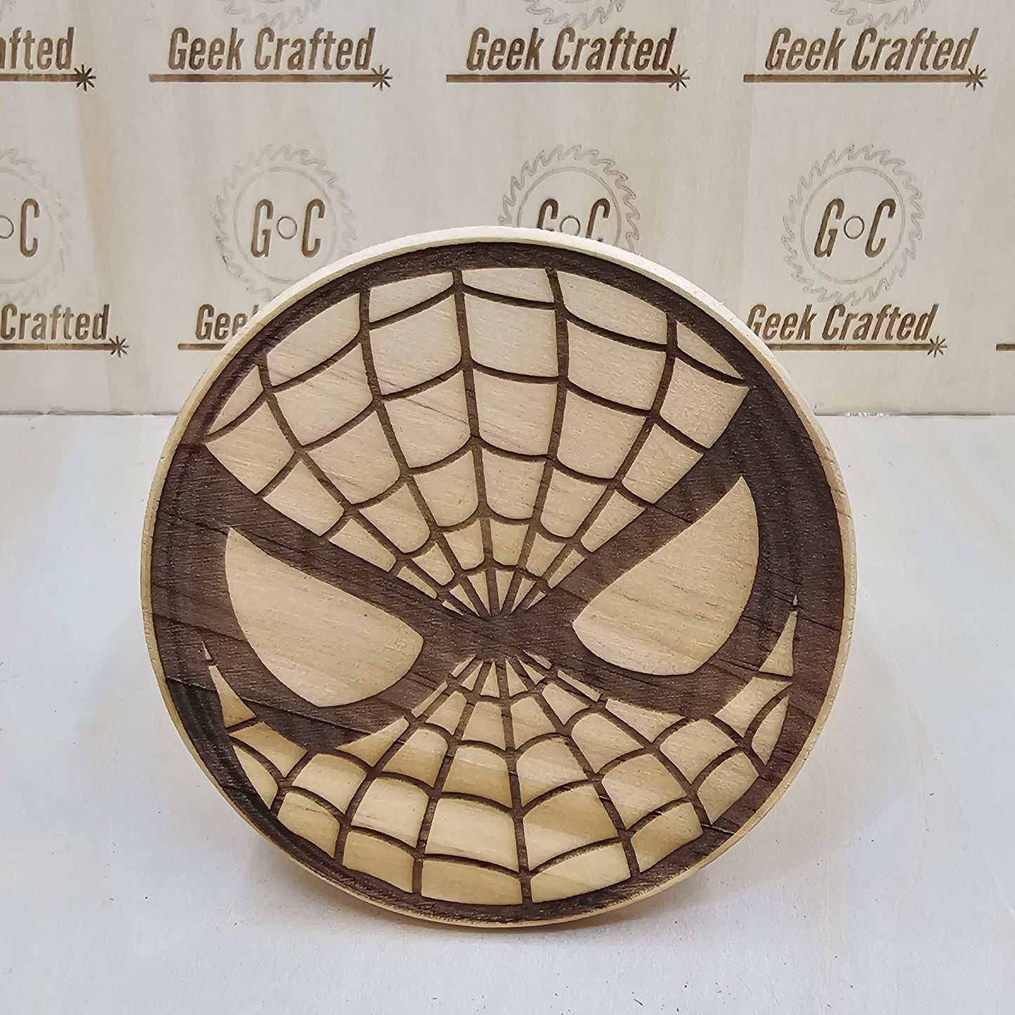 Marvel Themed 4-Inch Wooden Coasters