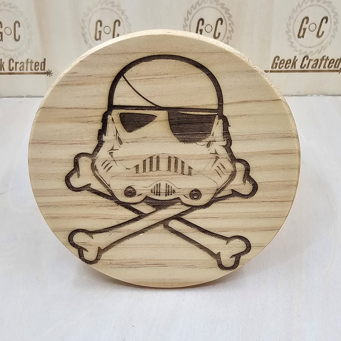 Star Wars Themed 4-Inch Wooden Coasters